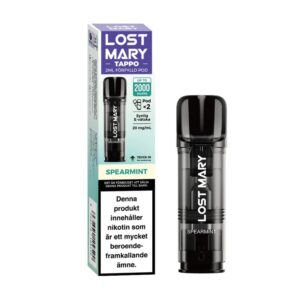 Spearmint 20mg 2p lost mary tappo pod